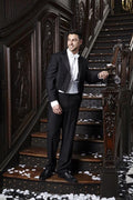 Capri Black Full Dress Jacket — Peak Lapel Formal Separate