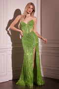 Embellished Strapless Gown — Glamorous Formal Evening Dress