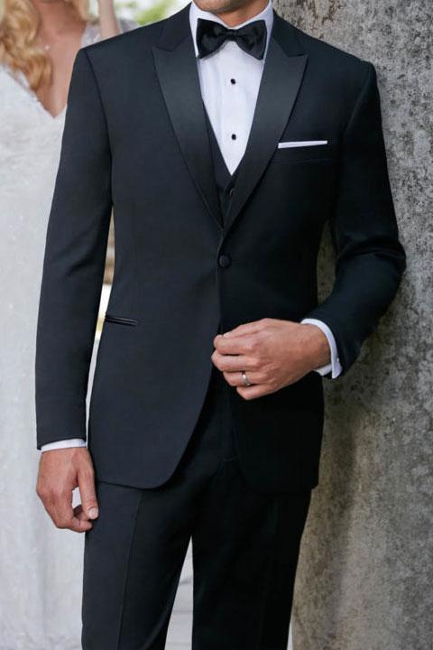 Milan Black Tuxedo Jacket — Peak Lapel Formal Separate