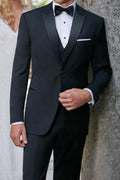 Milan Black Tuxedo Jacket — Peak Lapel Formal Separate